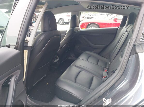 5YJ3E1EB1LF619890 2020 TESLA MODEL 3 Gray Вид наклейки з VIN-кодом