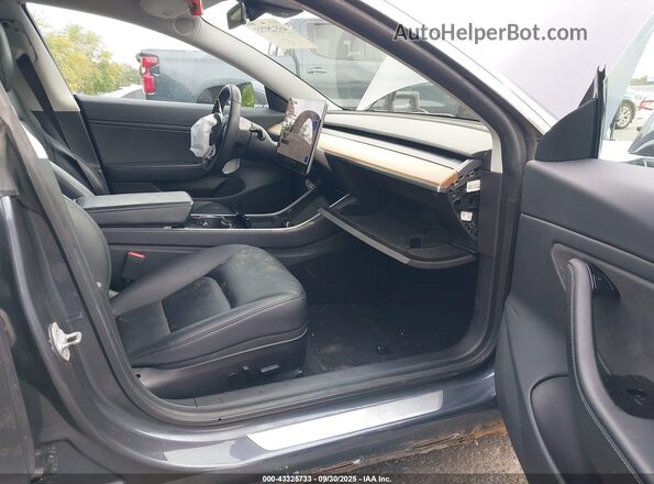 5YJ3E1EB1LF619890 2020 TESLA MODEL 3 Gray Вид салону спереду