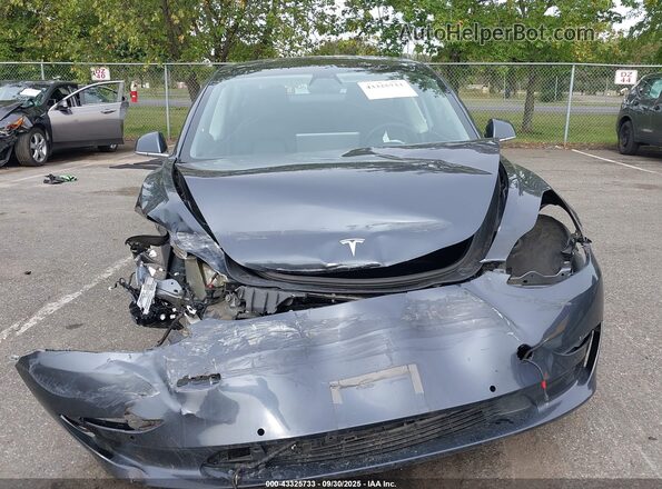 5YJ3E1EB1LF619890 2020 TESLA MODEL 3 Gray Вид щитка приладів