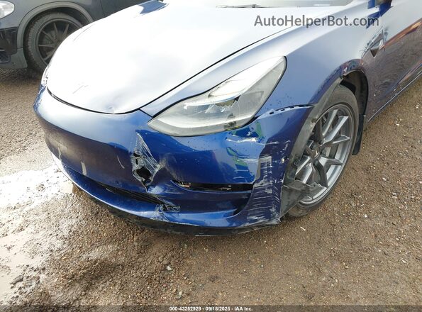 5YJ3E1EB1NF267512 2022 TESLA MODEL 3 Blue Вид спереду