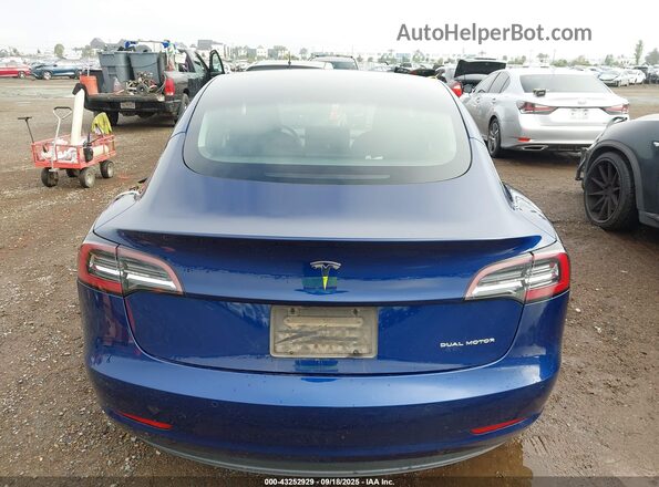 5YJ3E1EB1NF267512 2022 TESLA MODEL 3 Blue 