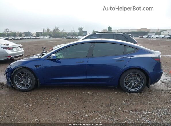 5YJ3E1EB1NF267512 2022 TESLA MODEL 3 Blue Панорамний вид салону 360°