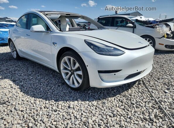 5YJ3E1EB2LF808323 2020 TESLA MODEL White Przód prawy