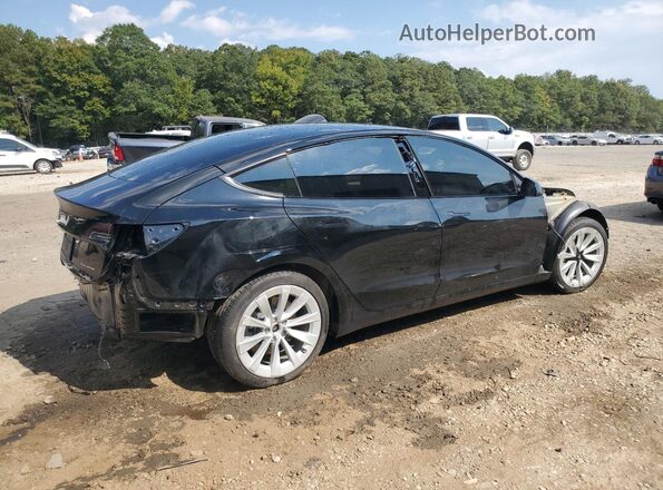 5YJ3E1EB2MF989988 2021 TESLA MODEL Black Tył prawy