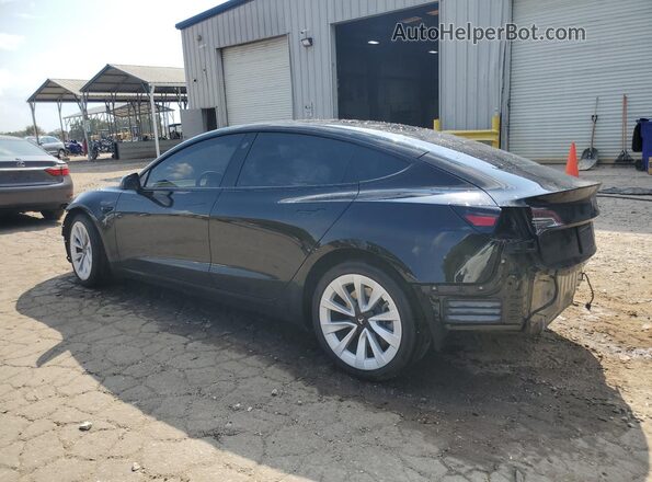 5YJ3E1EB2MF989988 2021 TESLA MODEL Black Tył lewy