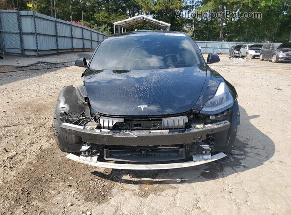 5YJ3E1EB2MF989988 2021 TESLA MODEL Black Widok z przodu