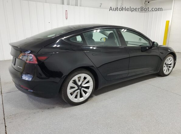 5YJ3E1EB2NF304891 2022 TESLA MODEL Black 