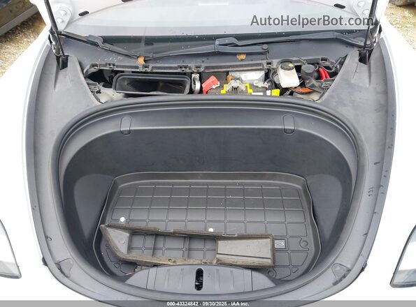 5YJ3E1EB3KF487245 2019 TESLA MODEL 3 White Widok z tyłu