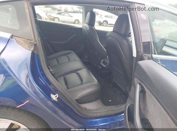 5YJ3E1EB3LF712197 2020 TESLA MODEL 3 Синий Вид наклейки с VIN-кодом
