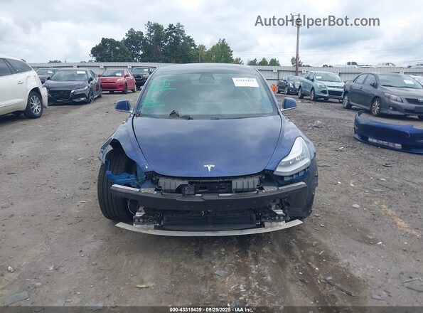 5YJ3E1EB3LF712197 2020 TESLA MODEL 3 Синий Вид задней части салона