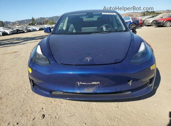 5YJ3E1EB3NF189850 2022 TESLA MODEL Blue 