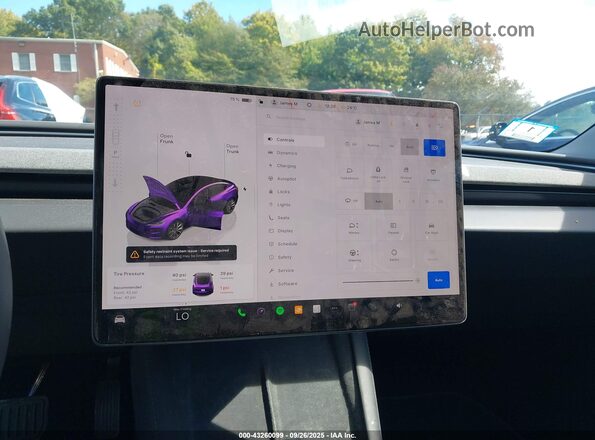 5YJ3E1EB3SF902449 2025 TESLA MODEL 3 Gray Вид задніх сидінь