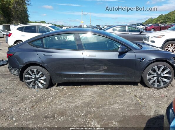 5YJ3E1EB3SF902449 2025 TESLA MODEL 3 Gray Панорамний вид салону 360°