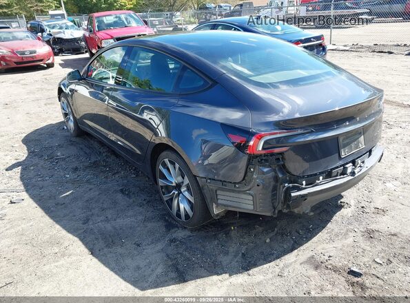 5YJ3E1EB3SF902449 2025 TESLA MODEL 3 Gray Задня ліва чверть