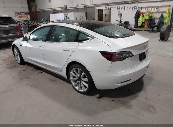 5YJ3E1EB4LF513756 2020 TESLA MODEL 3 Белый Задняя левая четверть