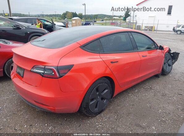 5YJ3E1EB4MF015011 2021 TESLA MODEL 3 Red Հետևի աջ
