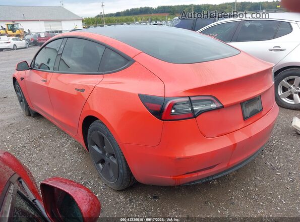 5YJ3E1EB4MF015011 2021 TESLA MODEL 3 Red Հետևի ձախ