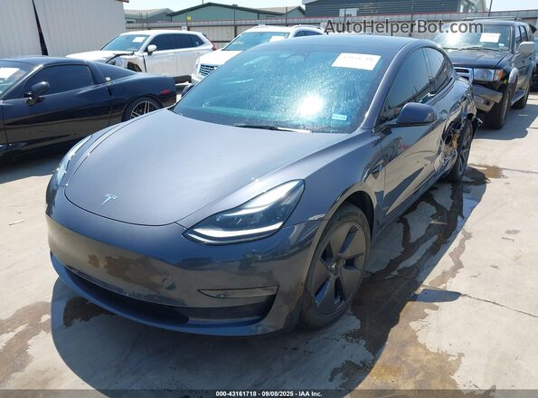 5YJ3E1EB4PF659757 2023 TESLA MODEL 3 Gray Передня ліва чверть