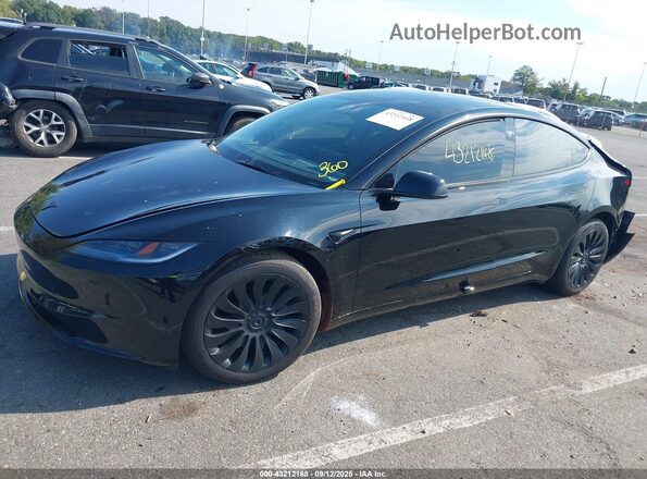 5YJ3E1EB5SF926431 2025 TESLA MODEL 3 Black Przód lewy