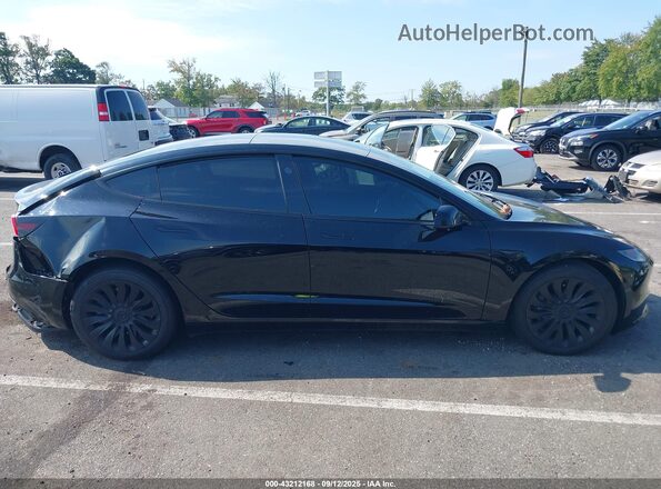 5YJ3E1EB5SF926431 2025 TESLA MODEL 3 Black Widok zestawu wskaźników