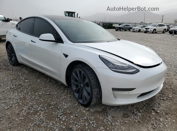 5YJ3E1EB6LF628164 2020 TESLA MODEL White Przód prawy