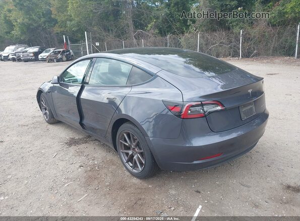 5YJ3E1EB6MF988097 2021 TESLA MODEL 3 Gray Հետևի ձախ