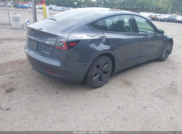 5YJ3E1EB6MF988097 2021 TESLA MODEL 3 Gray Հետևի աջ
