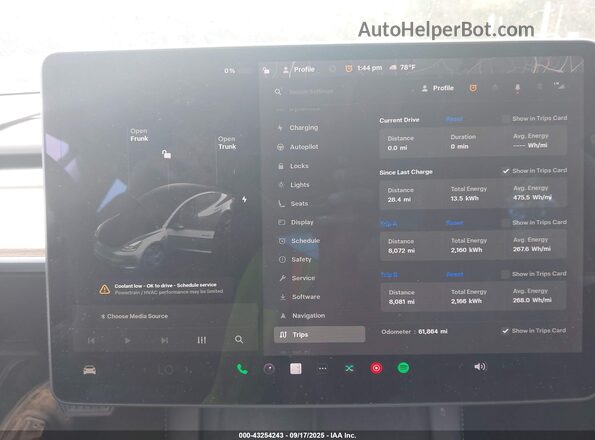 5YJ3E1EB6MF988097 2021 TESLA MODEL 3 Gray 