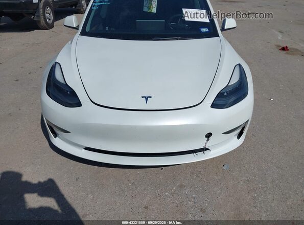5YJ3E1EB6NF364978 2022 TESLA MODEL 3 White წინა პანელის ხედი