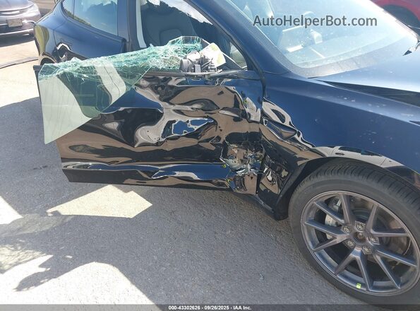 5YJ3E1EB7NF323369 2022 TESLA MODEL 3 Black Вид спереду