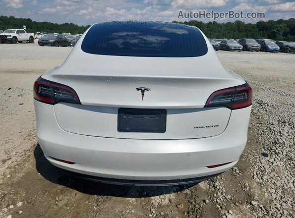 5YJ3E1EB8LF650733 2020 TESLA MODEL 3 White Հետևի տեսք