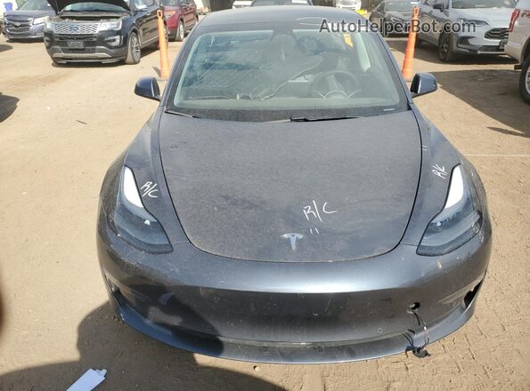 5YJ3E1EB8MF869290 2021 TESLA MODEL Gray წინა ხედი