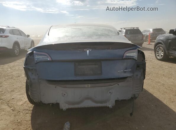 5YJ3E1EB8MF869290 2021 TESLA MODEL Gray უკანა ხედი