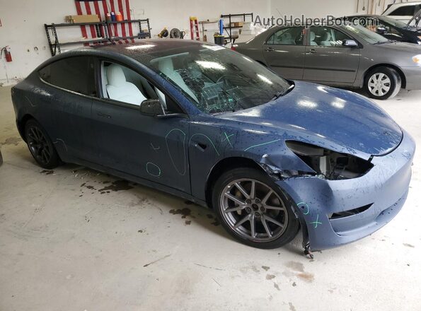 5YJ3E1EB9JF099225 2018 TESLA MODEL Blue 
