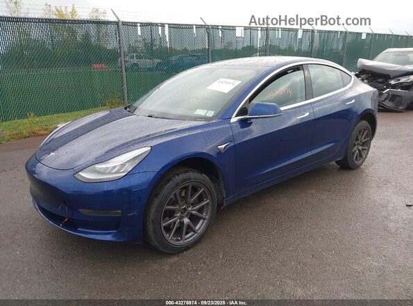 5YJ3E1EB9LF617448 2020 TESLA MODEL 3 Синий Передняя левая четверть