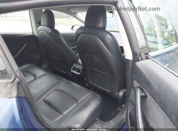 5YJ3E1EB9LF617448 2020 TESLA MODEL 3 Синий Вид наклейки с VIN-кодом
