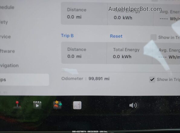 5YJ3E1EB9LF617448 2020 TESLA MODEL 3 Синий 
