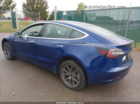 5YJ3E1EB9LF617448 2020 TESLA MODEL 3 Синий Задняя левая четверть