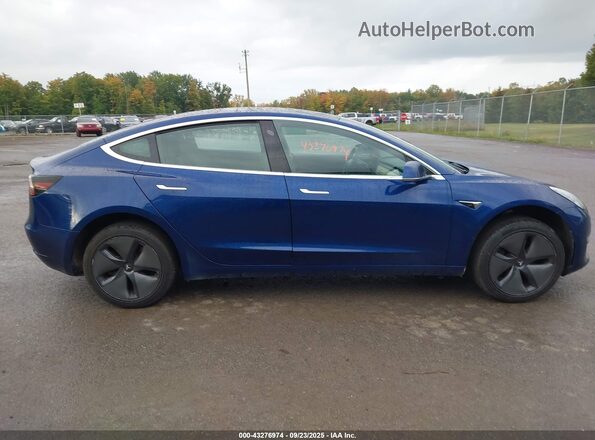5YJ3E1EB9LF617448 2020 TESLA MODEL 3 Синий Вид задней части салона