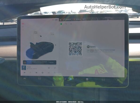 5YJ3E1EB9MF074037 2021 TESLA MODEL 3 Black Հետևի նստատեղերի տեսք