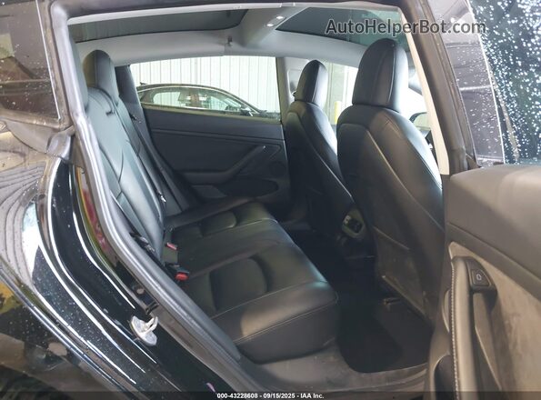 5YJ3E1EB9MF090545 2021 TESLA MODEL 3 Black VIN կոդի պիտակի տեսք