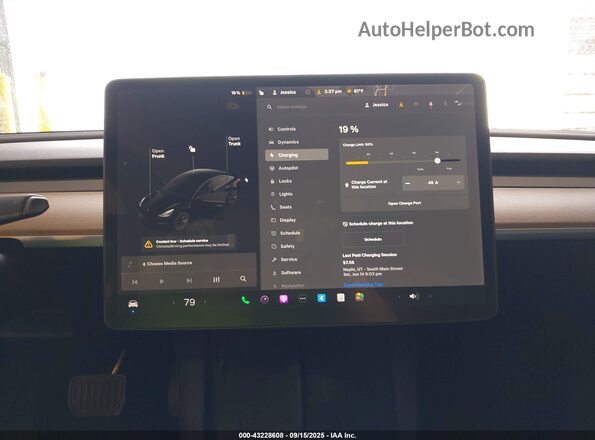 5YJ3E1EB9MF090545 2021 TESLA MODEL 3 Black 