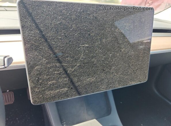 5YJ3E1EB9NF243569 2022 TESLA MODEL Gray Vista del cuadro de instrumentos