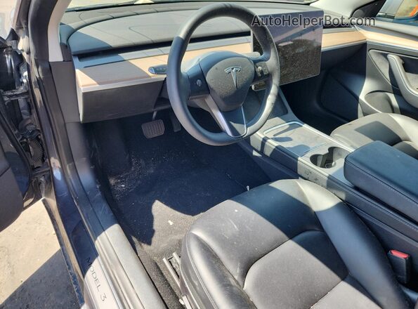5YJ3E1EB9NF243569 2022 TESLA MODEL Gray Vista del salpicadero