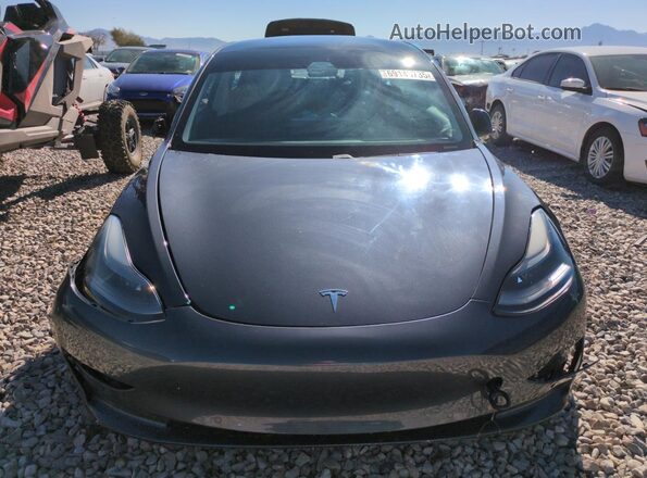 5YJ3E1EBXMF878332 2021 TESLA MODEL Charcoal Vista frontal