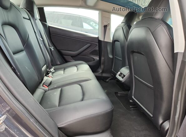 5YJ3E1EBXMF878332 2021 TESLA MODEL Charcoal Vista de los asientos traseros