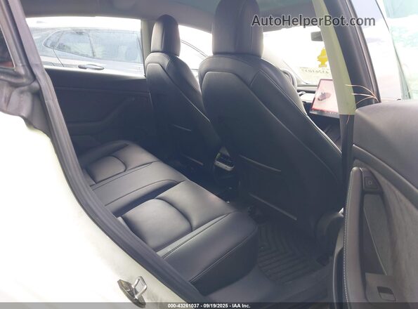 5YJ3E1EBXNF192681 2022 TESLA MODEL 3 White Вид наклейки з VIN-кодом