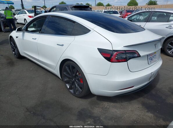 5YJ3E1EC1LF784668 2020 TESLA MODEL 3 White Հետևի ձախ