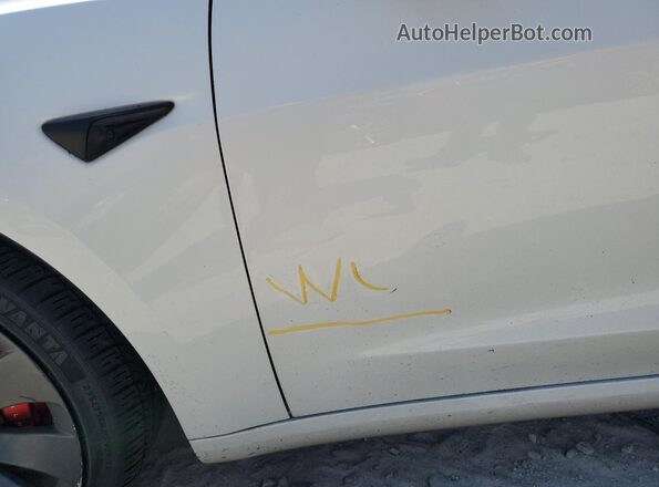 5YJ3E1EC1NF110118 2022 TESLA MODEL Белый Вид подкапотного пространства