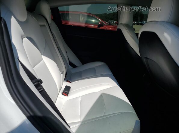 5YJ3E1EC1NF110118 2022 TESLA MODEL Белый Вид задних сидений